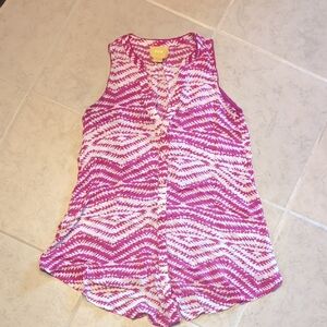 Maeve Anthropologie Tank Flowy Blouse